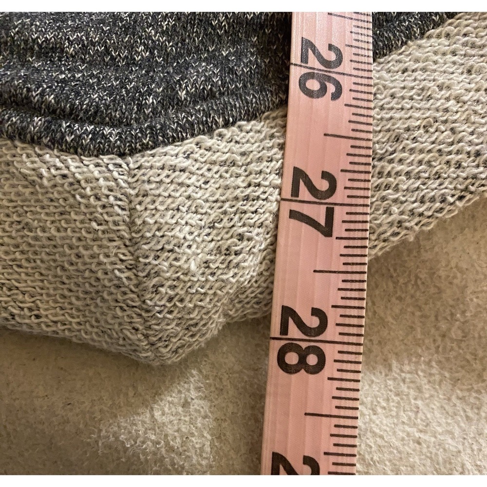 Weekend By Chico's Womens Blouse Top Size 0 Gray Long Sleeve Knit Shoulder‎ Zip - Picture 10 of 11